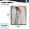 Stupell Industries Holy Angel In White Framed Giclee, design by Franklyn Gregory